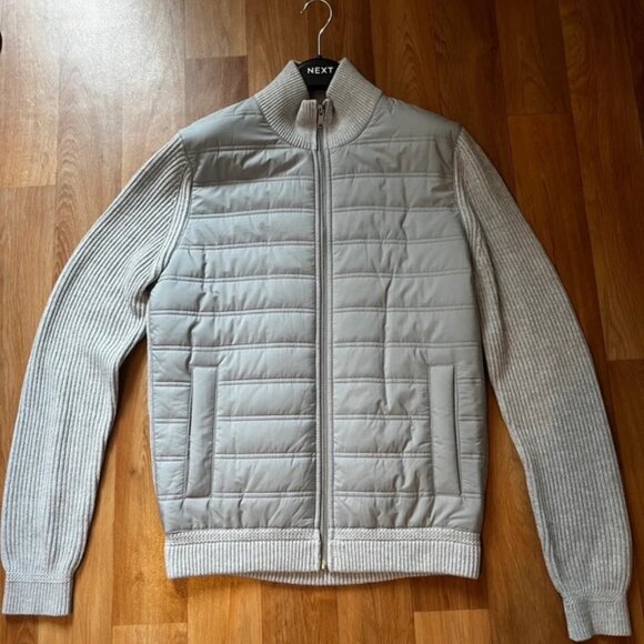 Reiss Quilted Hybrid Knit Jacket M-Brand New with Tags-Reiss - Picture 2 of 5